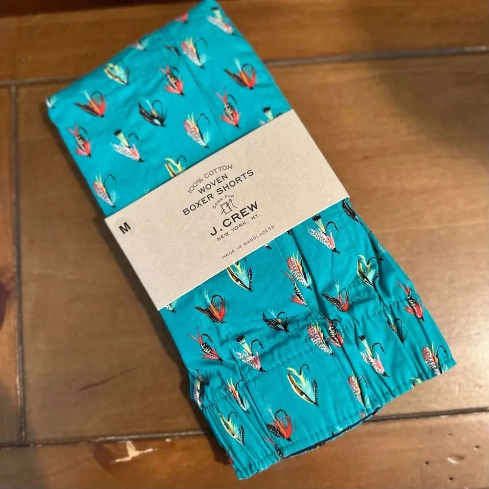 J. Crew Boxer Shorts Fishing Lures